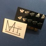 Παιδικά Σκουλαρίκια πεταλούδα - Ατσάλι