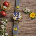 Λαμπάδα Sonic, χρώμα γκρι με ξύλινα στοιχεία