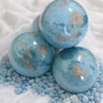 Αφρίζουσα Bath Bomb με άρωμα καρύδα-βανίλια