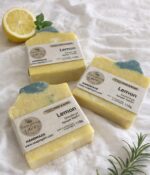 Χειροποίητο σαπούνι για το πρόσωπο & το σώμα με άρωμα λεμόνι