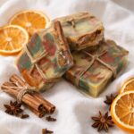 Χειροποίητο σαπούνι για το πρόσωπο & το σώμα με άρωμα κανέλα-πορτοκάλι