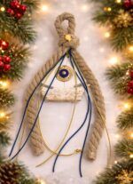 Χριστουγεννιάτικο κεραμικό γούρι καραβάκι