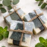 Χειροποίητο σαπούνι για το πρόσωπο & το σώμα με άρωμα ευκάλυπτος και μέντα