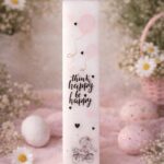 Λαμπάδα πλακέ σε χρώμα λευκό – Dreams