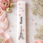 Λαμπάδα πλακέ σε χρώμα λευκό - Paris