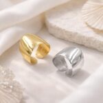 Δαχτυλίδι τύπου Σεβαλιέ  επίχρυσο - ασήμι 925