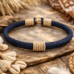 Βραχιόλι μακραμέ με κορδόνι