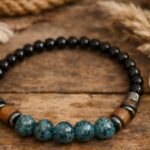 Βραχιόλι με αιματίτη & όνυχα