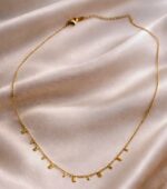 Επίχρυσο Ατσάλινο κολιέ