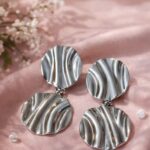 Σκουλαρίκια Ατσάλινα - Επάργυρα