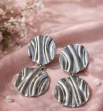 Σκουλαρίκια Ατσάλινα - Επάργυρα